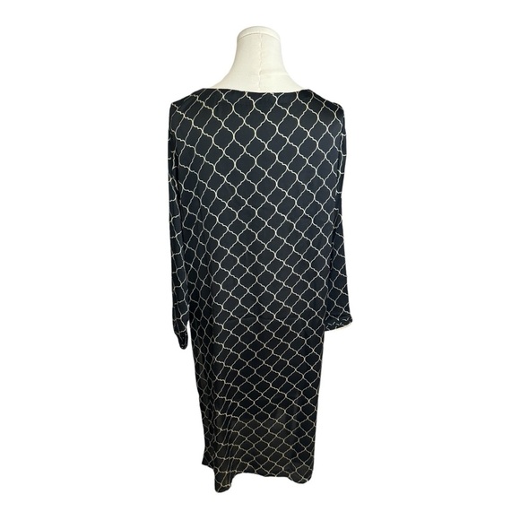 LIMELIGHT Dress‎ Long Top Shirt Sleeves Black Cream Size M Pakistani Indian - Picture 2 of 8